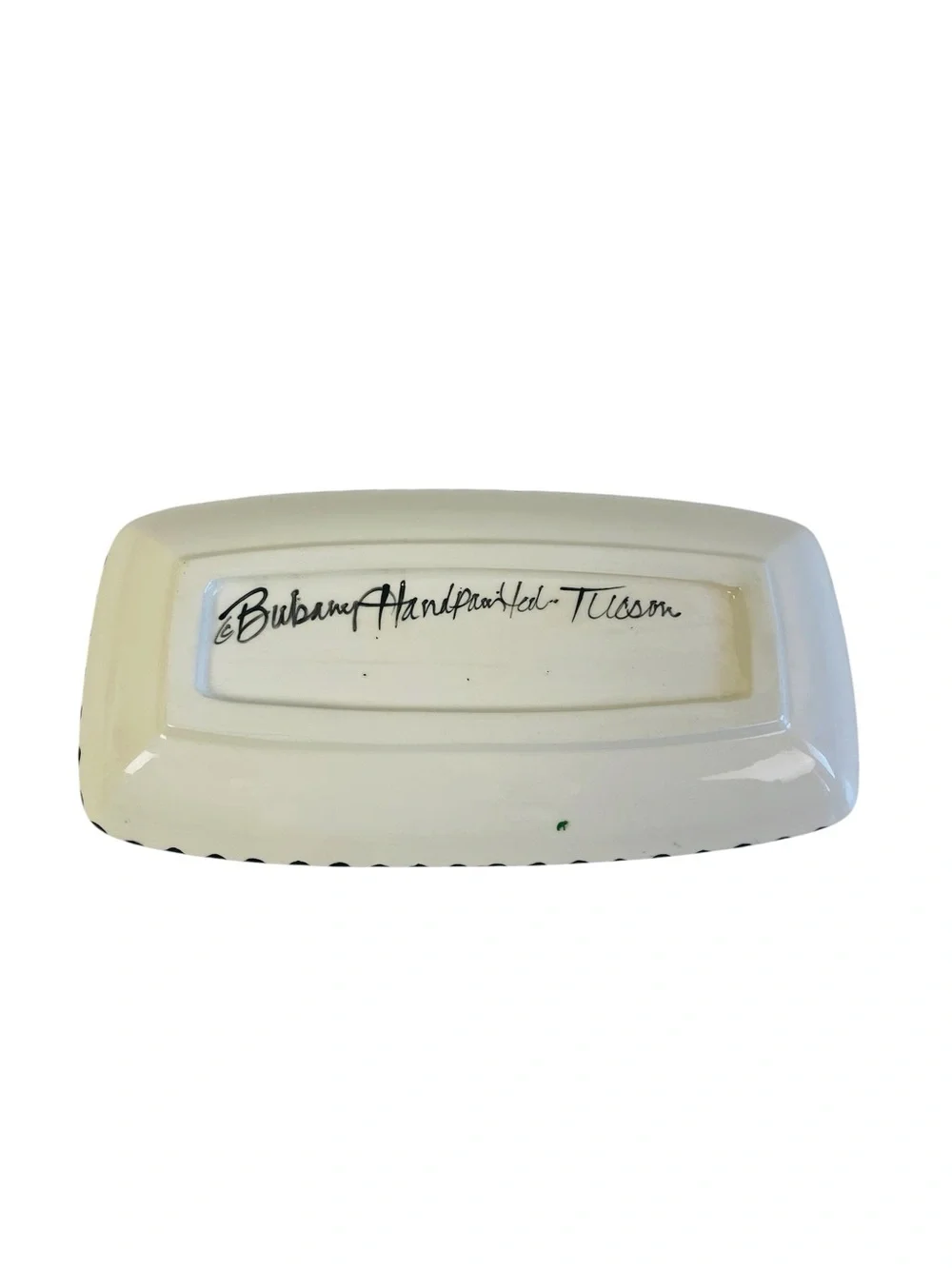 Chris Bubany Hand-painted Tomato Relish Tray 10” x 5”